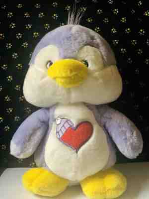 Care Bears Plush Toy / 11” Cozy Heart Penguin 2004 / Soft Doll / Carebear Cousin