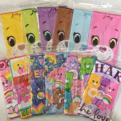 Care Bear 12 x Mini Cotton Towel Set