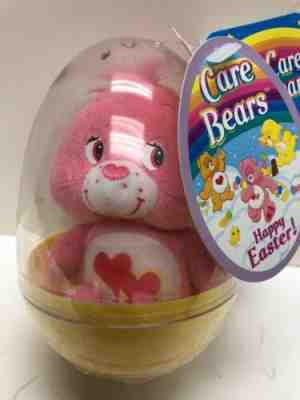 4” Care Bear” Loves-a-Lot” Pink Bear Happy Easter! Collection Original Egg & Tag