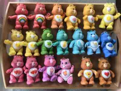 Care Bears Vintage Hong Kong Poseable Collectables Lot of 19 ACG 1983 1984