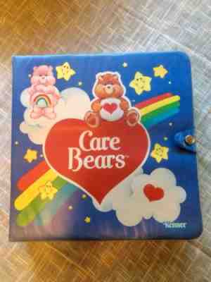 Care Bears 1984 Storybook Binder Storage Play Carrying Case Vintage