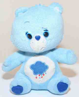 ??2013 Kellytoy Care Bears 6” Grumpy Bear Plush Toy Blue Rain Cloud Belly??