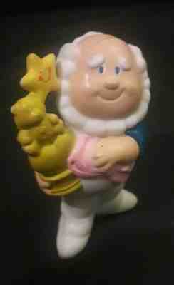 Vintage Care Bears Cloud Keeper With Trophy 1984 Mini PVC Figurine 2.25”
