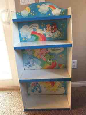 Vintage Care Bears Book Shelf - 1980’s American Greetings Corp Toy Furniture