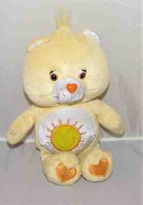 Care Bear Funshine Bear 8 Inch 2004 Yellow Playful Heart Sunshine