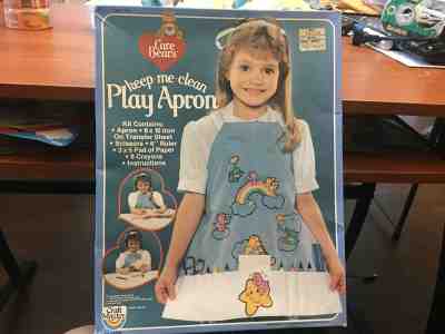 CARE BEARS VINTAGE KEEP ME CLEAN PLAY APRON NEVER OPENED 