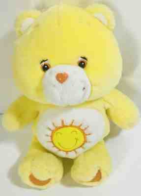 Sunshine Yellow 8” Care Bear Carebear Plush Stuffed Animal Collectible Gift Doll