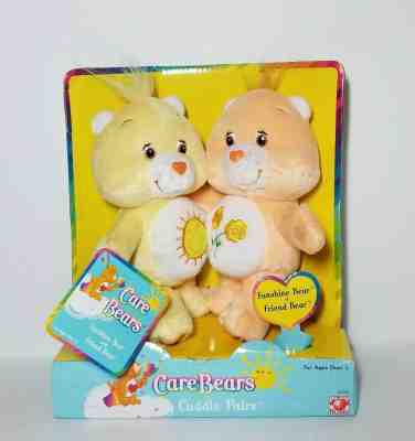 NEW 2002 Care Bears Cuddle Pairs Funshine & Friend Bear 7
