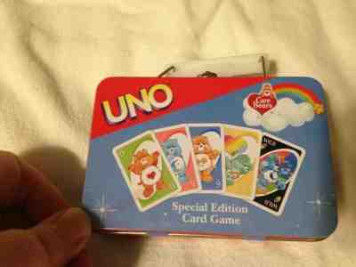 Care Bears UNO Special Edition 2003 Deluxe Collectors Tin 112 Cards
