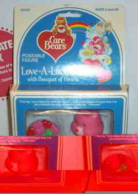 1984 Kenner Vintage Kenner 80's CARE BEARS LOVE A LOT Poseable Figure MONMC