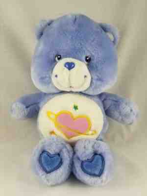 2004 Care Bears Talking Day Dream Bear Blue Heart Plush Play Along