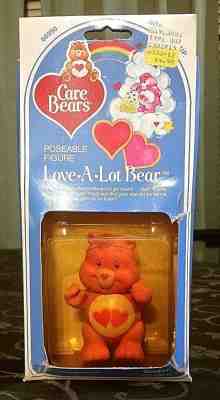 LOVE-a-LOT BEAR Care Bears 1982 10/back kenner American Greeting Co 
