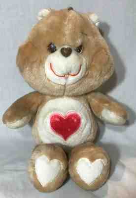 Vintage 1988 Kenner Care Bear Tenderheart Bear Doll Plush Vintage RARE 12