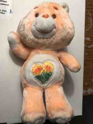 Vintage 1983 Care Bear Friend Bear 13” Tag Number 60220 Plush Bear