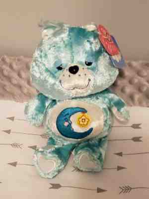 Care Bear Plush Bedtime Charmers Special Edition Beanie NWT 8” Shiny Jewel New