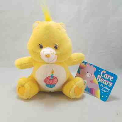 Nanco Care Bears Yellow Birthday Cupcake Bear Plush Stuffed Toy Animal 7