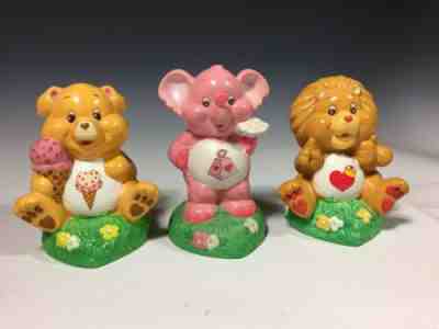 Lot of 3 Care Bear Cousins Ceramic Banks Vintage