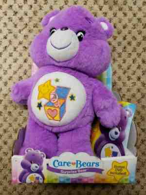 2015 Care Bears Surprise Bear Soft Plush Stuffed Animal 12" NEW IN BOX W/ DVD
