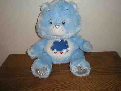 Super Rare Care Bears Swarovski Crystal Blue Grumpy Care Bear Very Hard To Find!