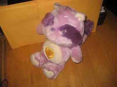Care Bears Cousins 2011 Bright Heart 13" Plush Purple Raccoon PRICE DROP
