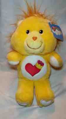 RARE Care Bears 20th Anniversary 13 Inch Brave Heart Lion NWT Carlton Cards 2004
