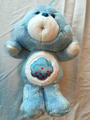 Vintage Original Kenner Care Bears 'Grumpy Bear' Blue Storm Cloud