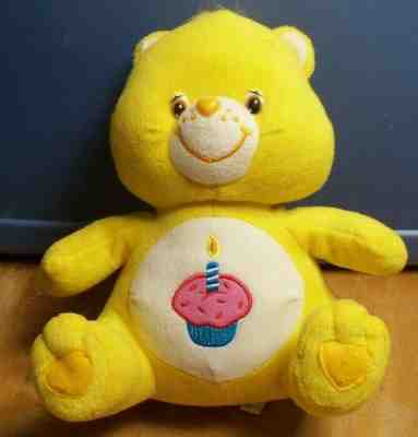 2006 CARE BEARS Yellow Birthday Cupcake Bear ~ 11