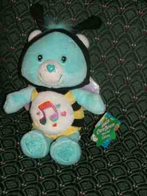 Care Bear 8" Series 14 * HEARTSONG BEAR * BEE * NWT *2006* RARE * RETIRED * HTF