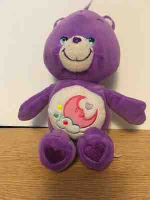 2005 Sweet Dreams Bear Care Bear Plush - Purple - 10”