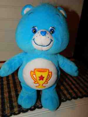 Care Bear Champ Bear 2002 Blue Plush 10