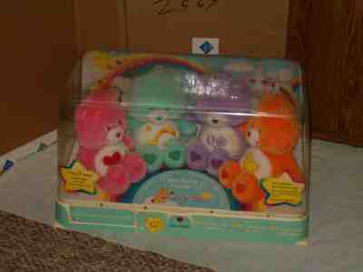 Vintage Care Bears Sing Along Friends Store Display -WORKS! (4 Care Bears)
