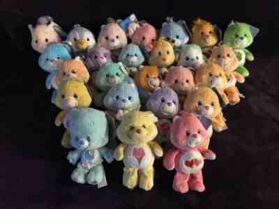 2003/2004 Care Bear and Care Bear Cubs 20th Anniversary 8” Plush Toys