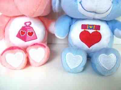 2002 NEW CARE BEARS COUSINS LOTS OF HEART ELEPHANT LOYAL DOG EASTER EARS HTF
