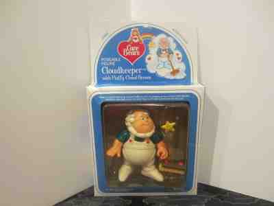 1984 Kenner Care Bears Poseable Figure Cloudkeeper w/ Broom NIB Unpunched! 61460