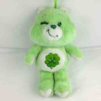 Good Luck Vintage Care Bear Clover 13 inch Plush Toy Stuffed Animal Kenner 1983