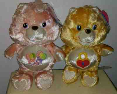 NOS  Care Bears The Classic Collection Special Ed. Daydream & Secret Plush 2004