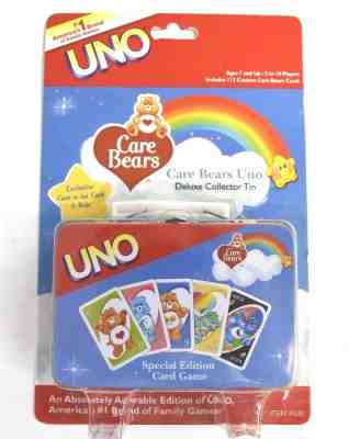 Care Bears UNO Special Edition 2003 Deluxe Collectors Tin 112 Cards Item 00530