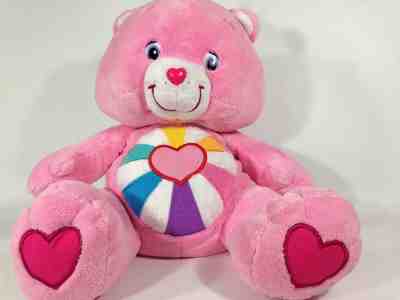 Care Bears Pink HOPEFUL HEART Teddy Bear Extra Large 20