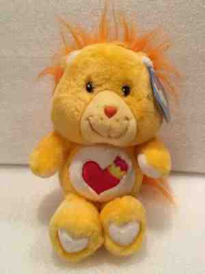 NEW 2004 BRAVE HEART LION Care Bears Cousin 20th Anniversary NWT 12” Kiss Curl