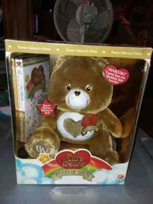 Care Bears Brown Heart of Gold Bear Premier Collector Edition Swarovski Crystal 