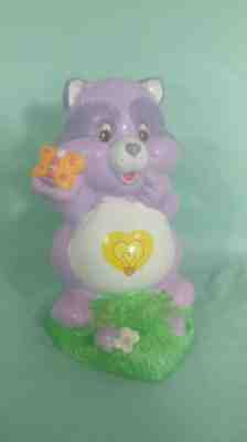 Care Bears Ceramic Coin Bright Heart Racoon Vintage 1980's
