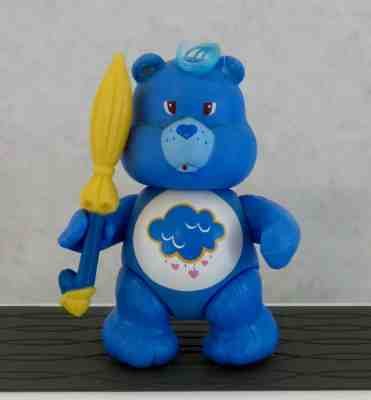Vintage Care Bears Poseable Figure Grumpy Bear Dumbrella 1983 Accessory Umbrella