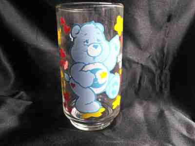 Vintage 1985 Care Bears Bedtime Bear 5.25 Inch Glass
