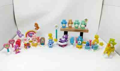 31pc Lot Care Bear Figures Figurines, Mixed Care-A-Lot Pieces Vintage VTG Stars