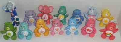 15 Vintage Lot 1980s Kenner CARE BEARS & COUSINS Poseable Figures Near Complete
