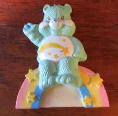 CARE BEARS Magnet WISH BEAR Fridge Locker American Greetings 1985 VTG Hong Kong