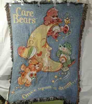 Care Bears Tapestry, Woven Blanket, Friend Bear, Wish Bear, Cheer Bear