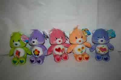 Lot 5 2004 PLAY ALONG CARE BEARS Harmony Friend Do-Your-Best Love-a-Lot Daydream