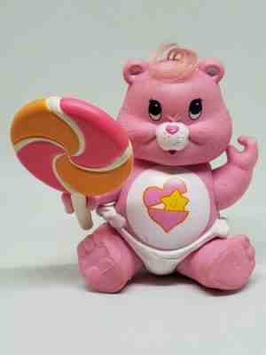 Vintage Care Bears Poseable Figure Baby Hugs 1984 Kenner Sweet Lickity Lollipop