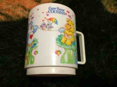 Vintage Care Bears Cousins Plasticware Cup Rare 80s